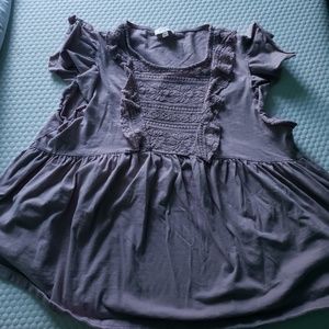 Babydoll Short Sleeve Blouse